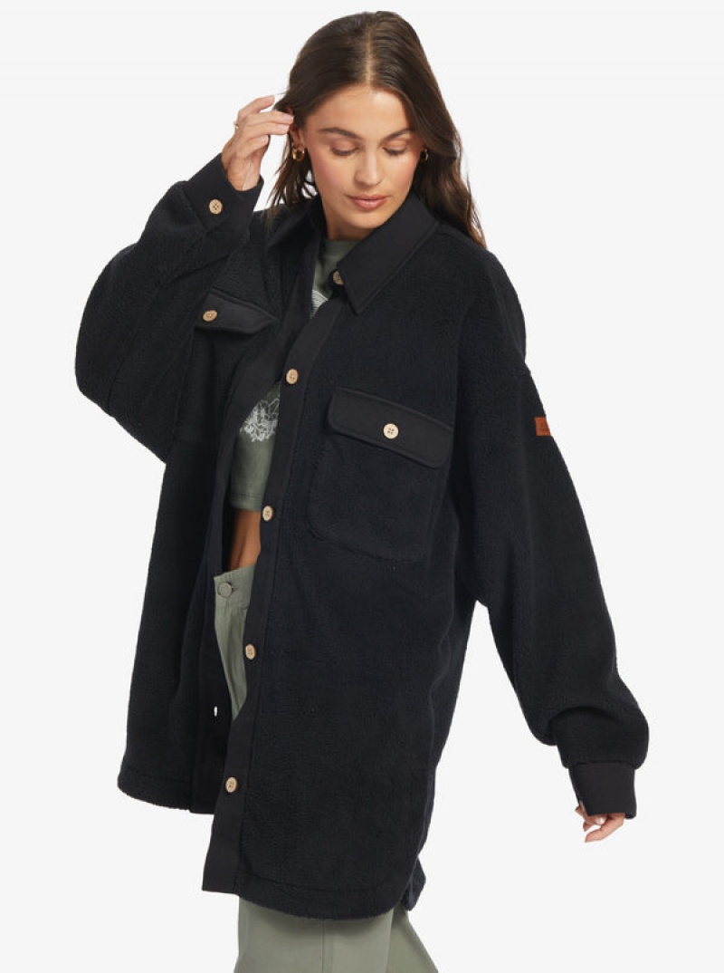 Roxy Switch Up Sherpa Fleece Jackets | 52370-EUNW