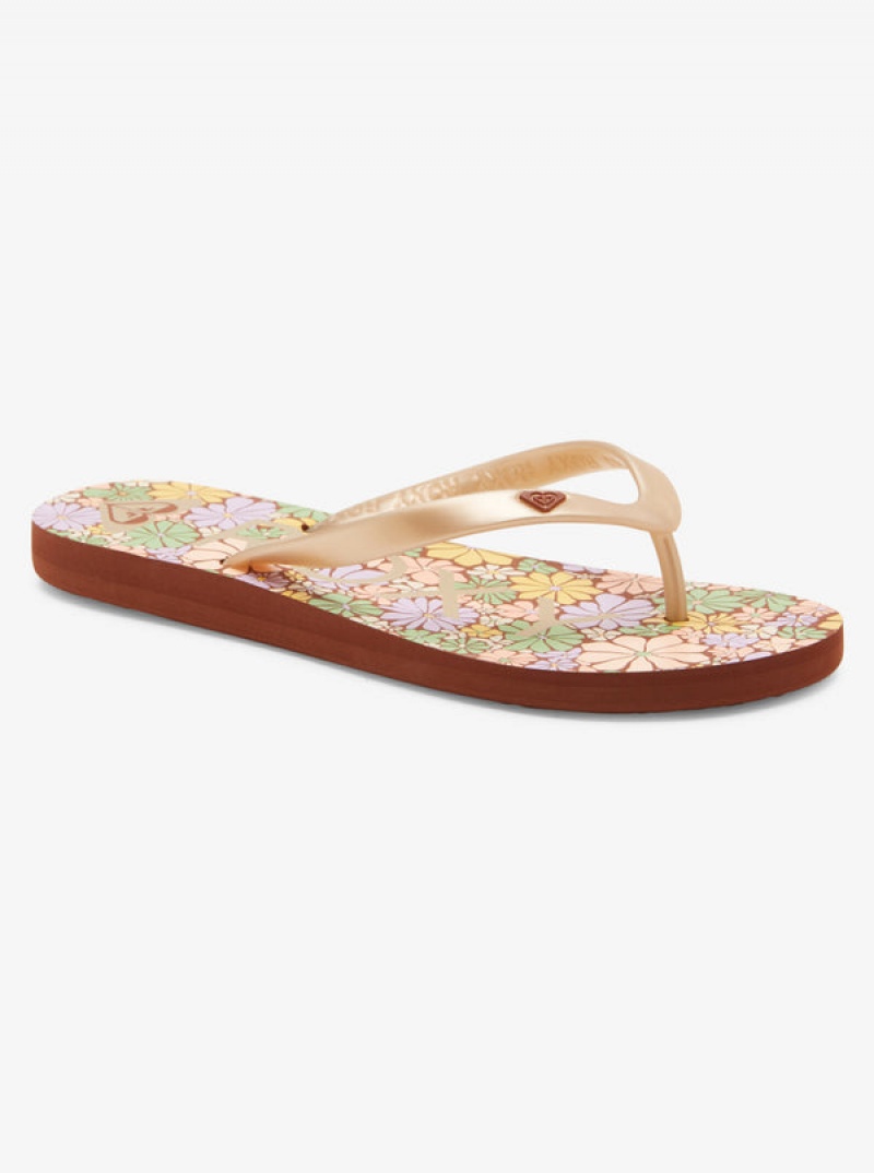 Roxy Tahiti Flip Flops | 93506-IDBR