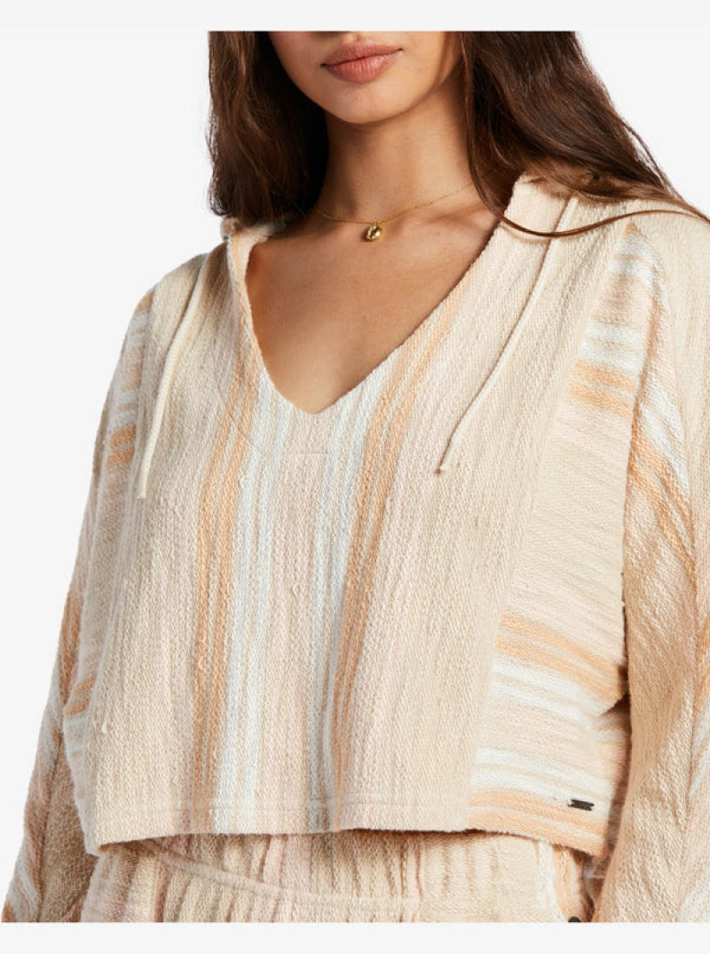 Roxy Todos Santos Poncho Style Hoodie | 42568-FPBG