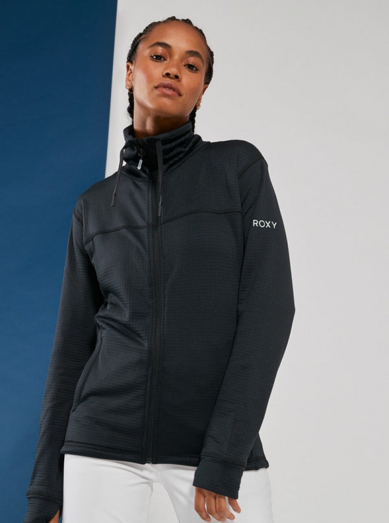 Roxy Vertere Technical Zip-Up Fleece Hoodie | 86532-BQCO