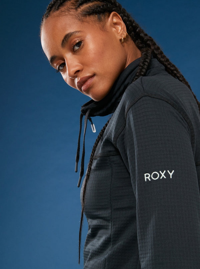 Roxy Vertere Technical Zip-Up Fleece Hoodie | 86532-BQCO