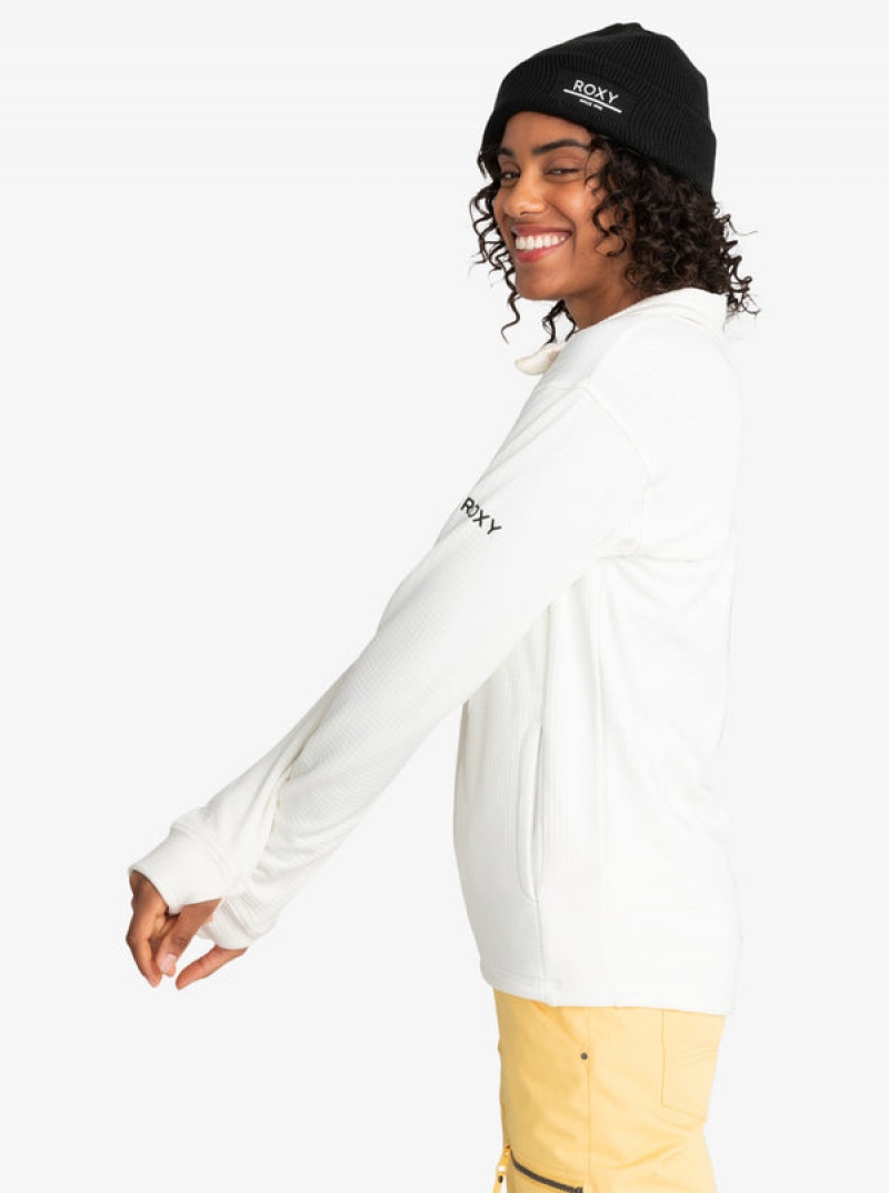 Roxy Vertere Technical Zip-Up Fleece Hoodie | 58471-UBWO