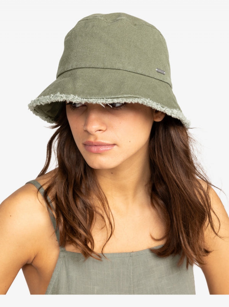 Roxy Victim Of Love Bucket Sun Hats | 10379-POFH