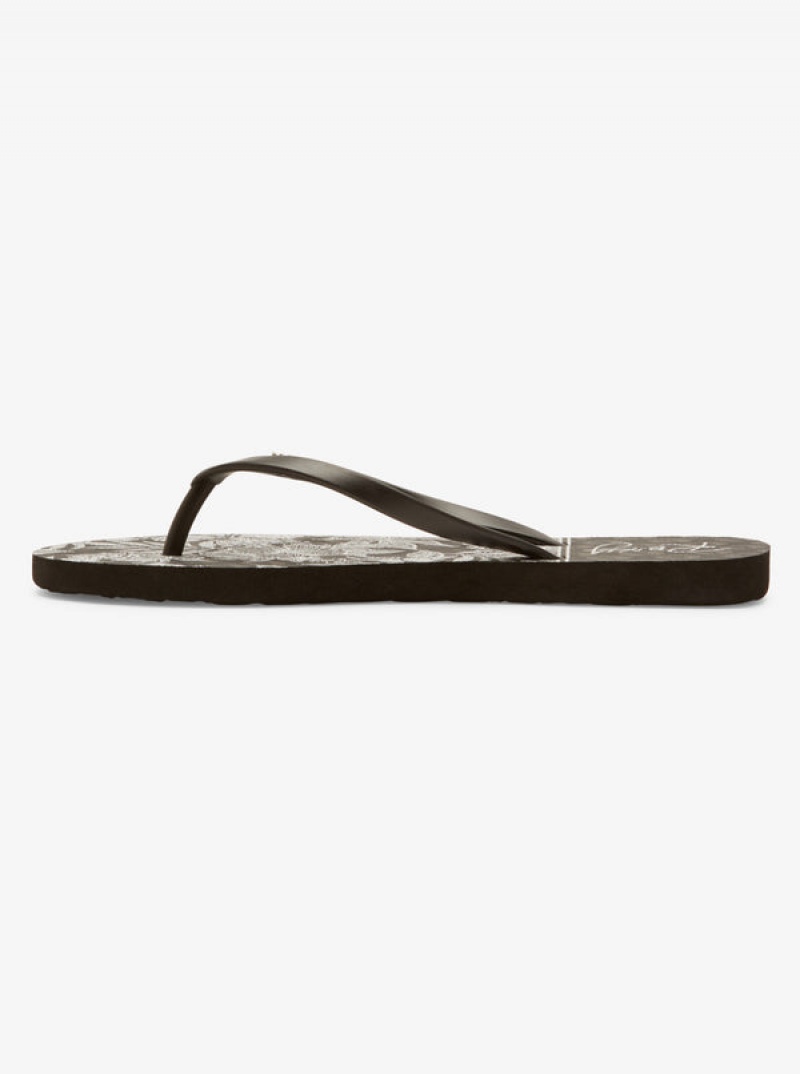 Roxy Viva Stamp Flip Flops | 48591-VRDO