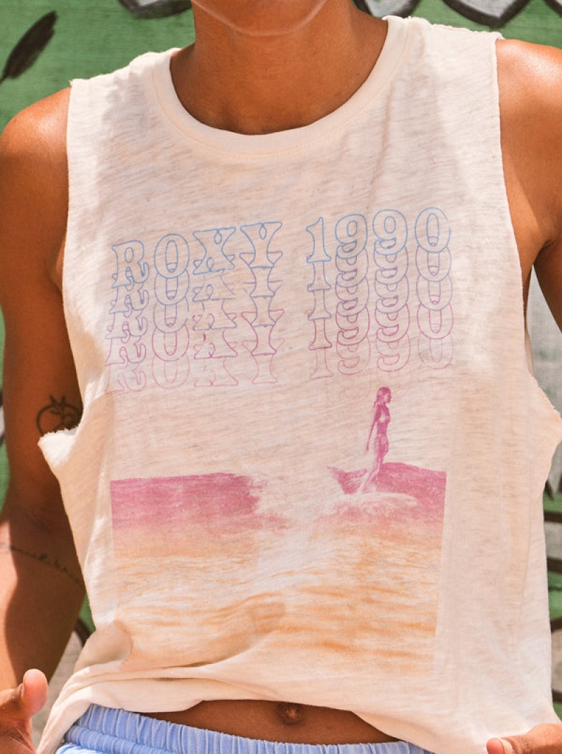 Roxy Wave Rider Muscle Tanks | 78913-QZYU