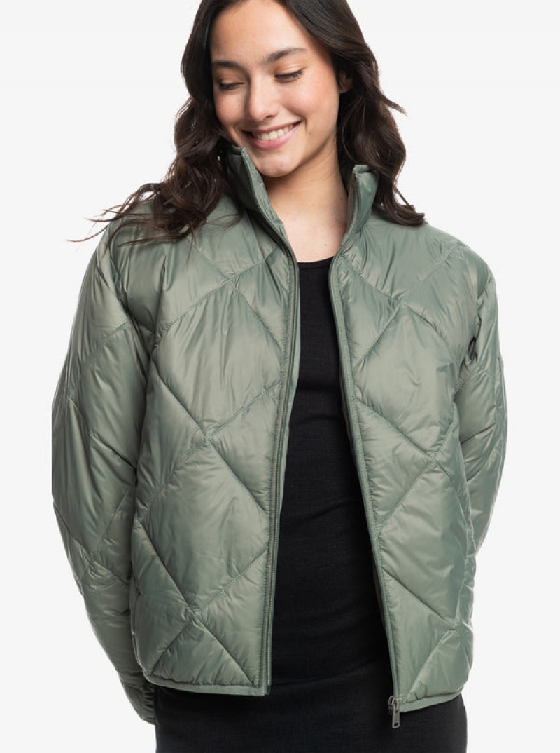 Roxy Wind Swept Lightweight Padded Packable Jackets | 73185-DSJI