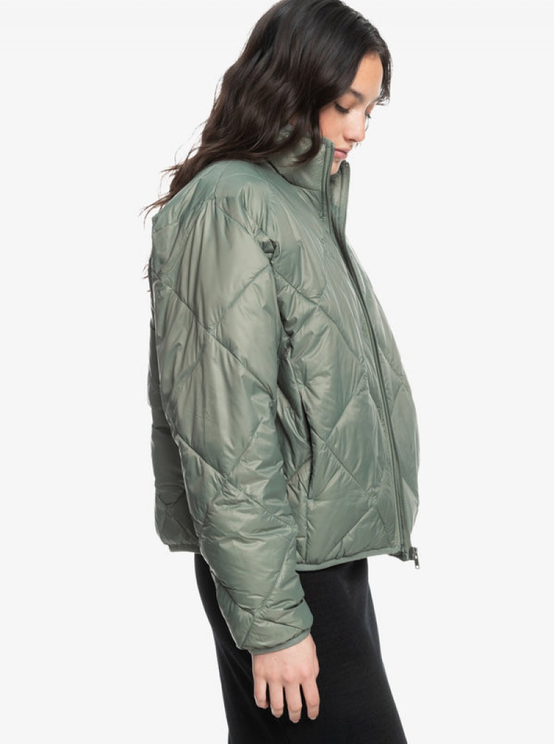 Roxy Wind Swept Lightweight Padded Packable Jackets | 73185-DSJI