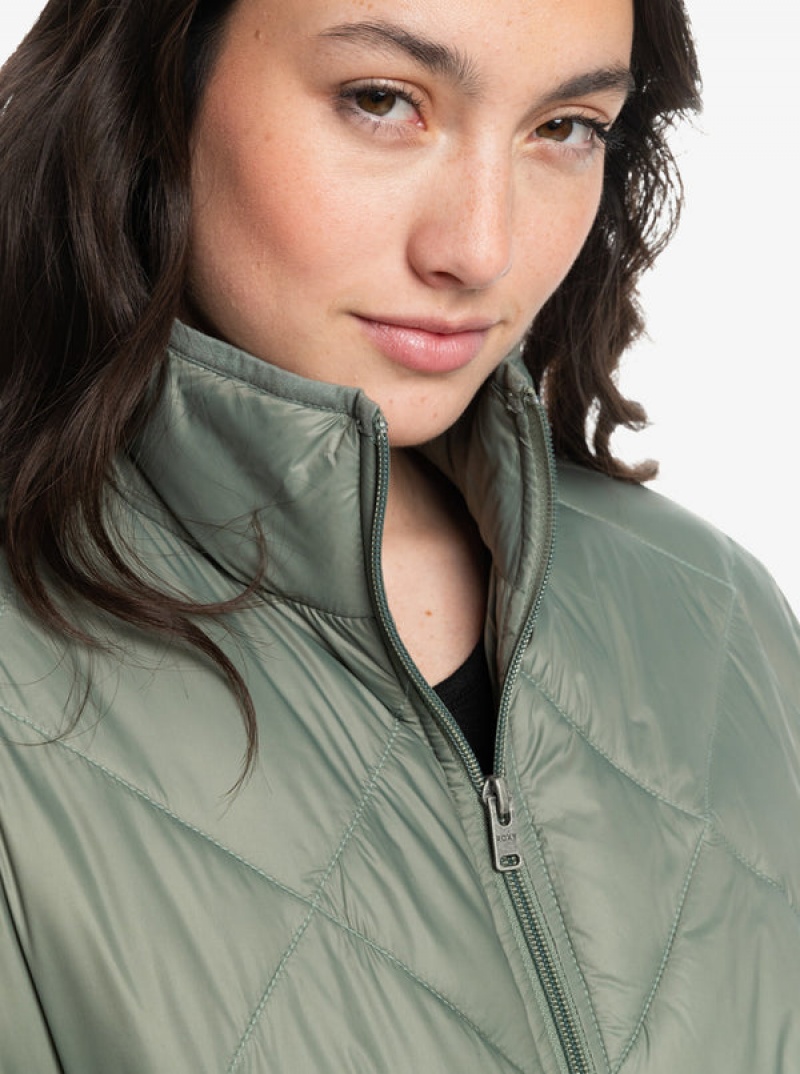 Roxy Wind Swept Lightweight Padded Packable Jackets | 73185-DSJI