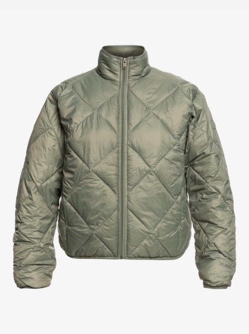 Roxy Wind Swept Lightweight Padded Packable Jackets | 73185-DSJI