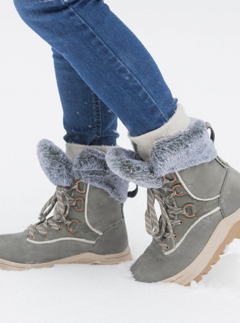 Roxy Yuma Lace-Up Boots | 03784-UNGB